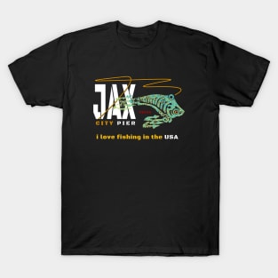 JAX City Pier, Jacksonville Beach Pier T-Shirt